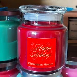 Christmas Hearth candle cozy gift